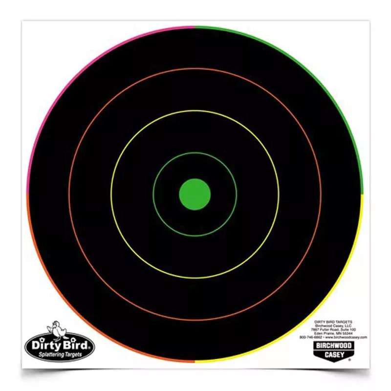BIRCHWOOD CASEY DIRTY BIRD MULTI COLOUR TARGET8″