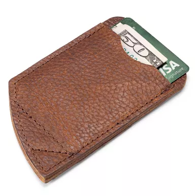 BISON LEATHER CARD CARRIER