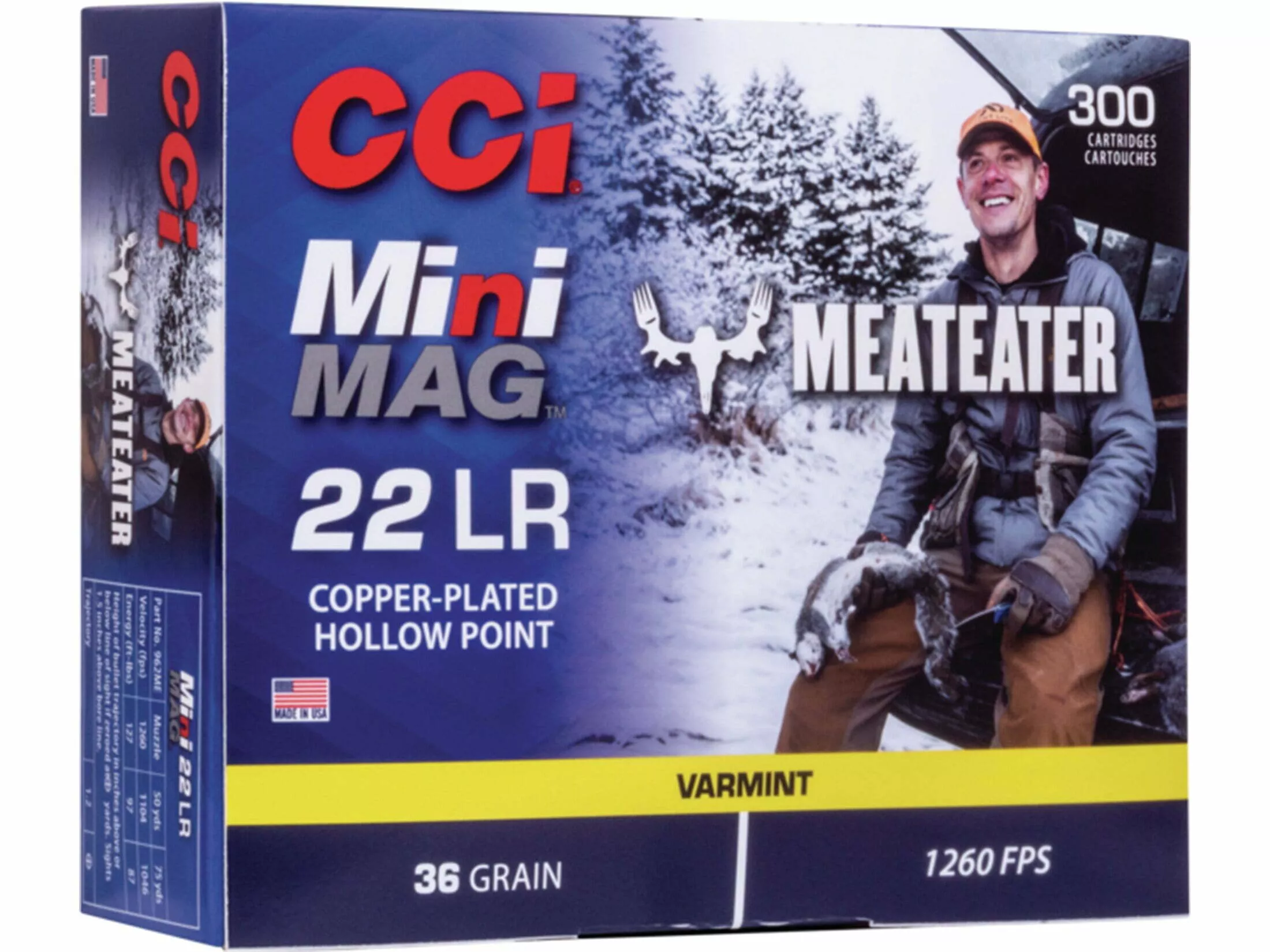 CCI Mini-Mag MeatEater Special Edition Ammunition 22 Long Ri