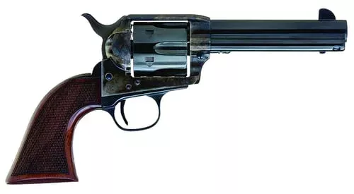 CIMARRON ARIZONA RANGER 45LC SA 4.75″ BBL CHECKERED WALNUT