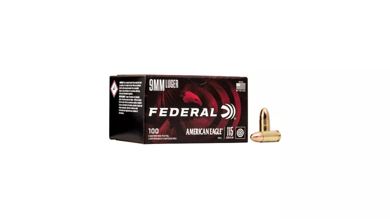 FED AM EAGLE 9MM 115GR FMJ