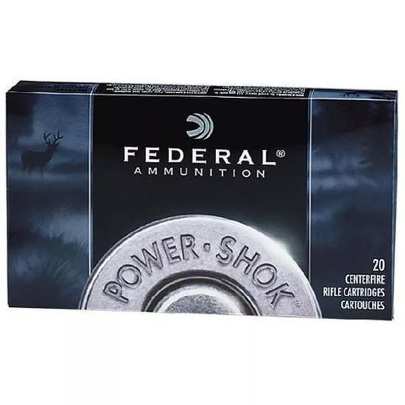 Federal Power-Shok .22-250 Rem 55 Grain JSP 20 Round Box