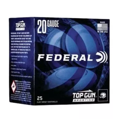 FEDERAL TOP GUN 20GA 2 3/4IN 7/8OZ7.5SHOT 25RDS