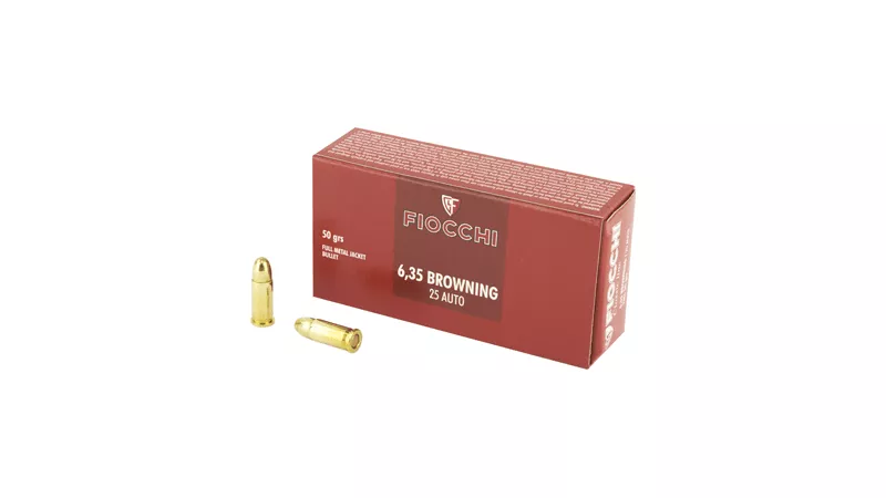 FIOCCHI 25ACP 50GR FMJ