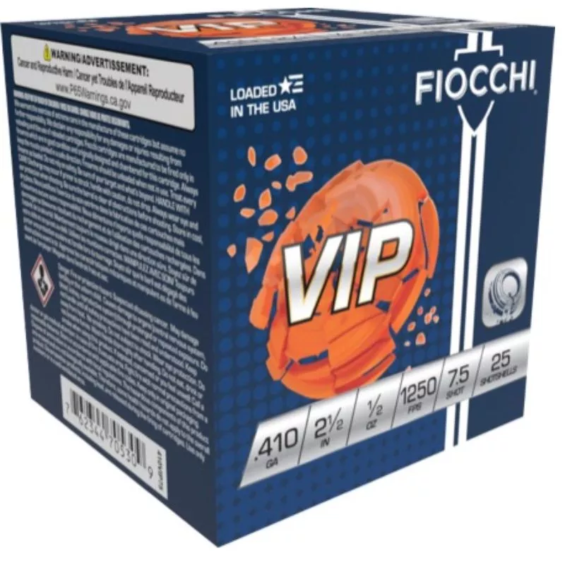 FIOCCHI VIP – .410-2.5″ 1/2oz 7.5