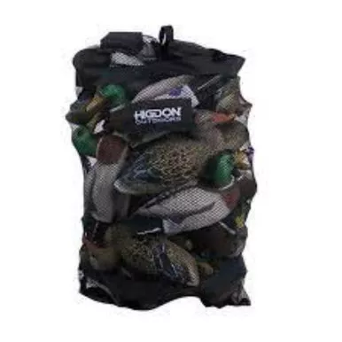 HIGDON MESH DECOY BAG LARGE BLACK