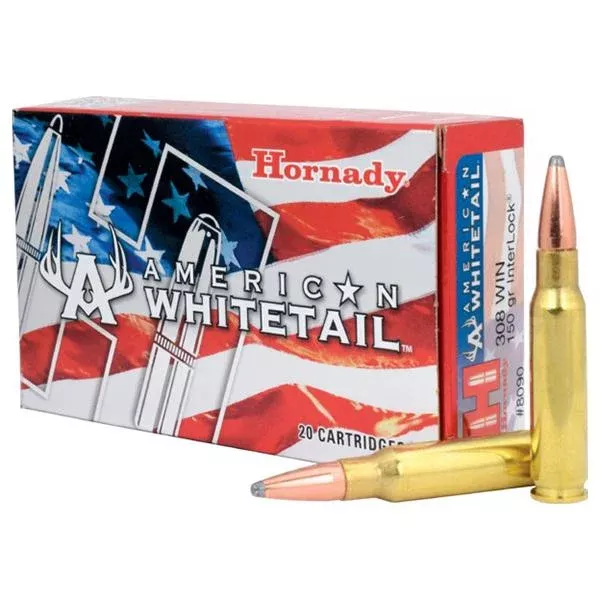 Hornady American Whitetail .308 Win 150GR Sp 20RD Box