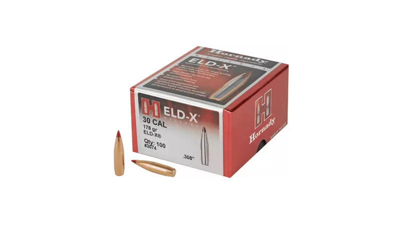 Hornady ELD-X 30CAL .308 178GR 100CT