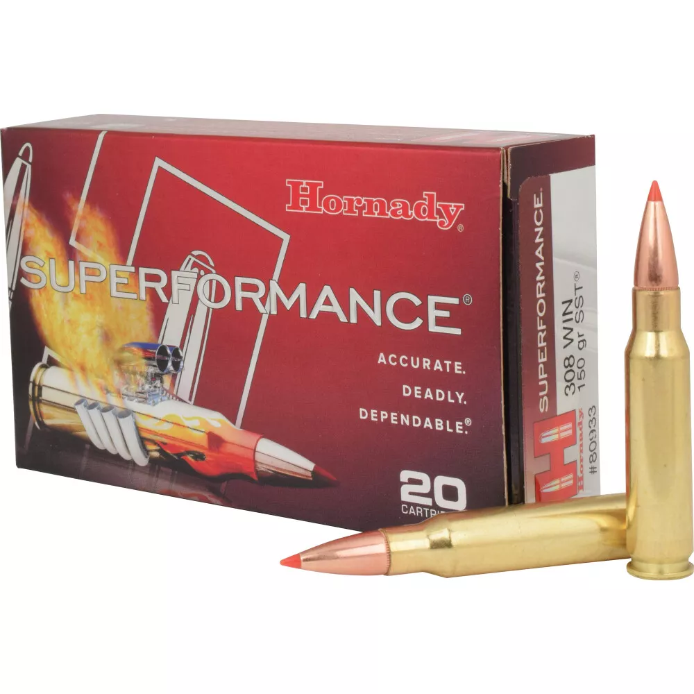 Hornady Superformance .308 Winchester Ammunition 20 Rounds S