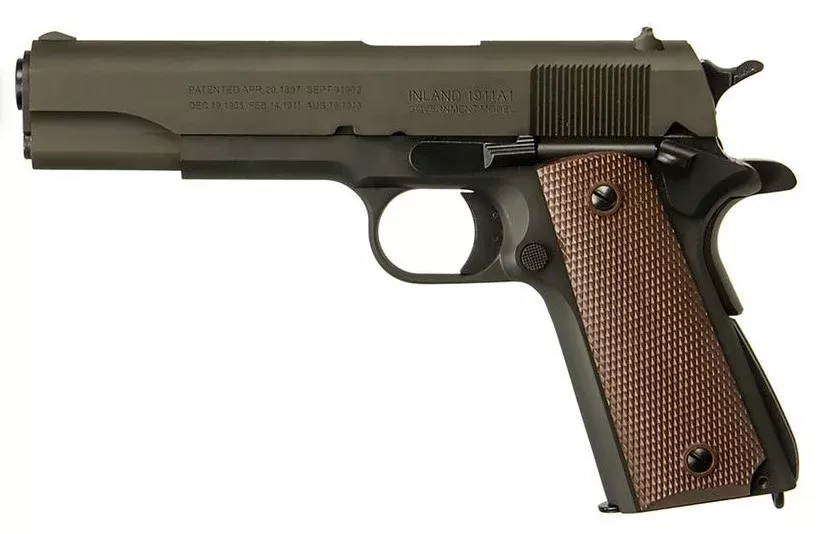 INLAND MANUFACTURING 1911A1 GI 45ACP PARKERIZED 5″