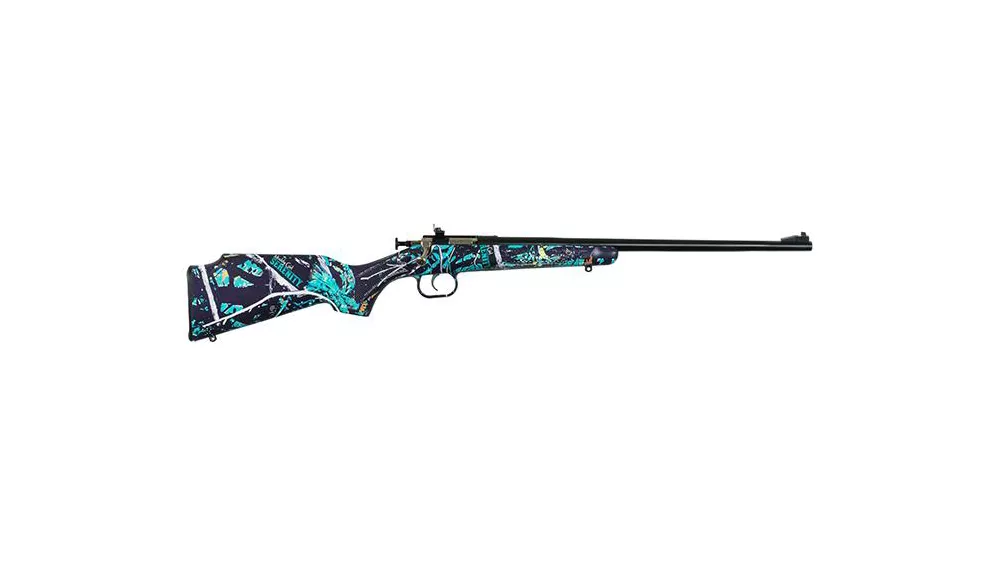 Keystone Crickett Rifle .22 LR Single Shot 16.125″ Blued Barrel Synthetic Stock Serenity