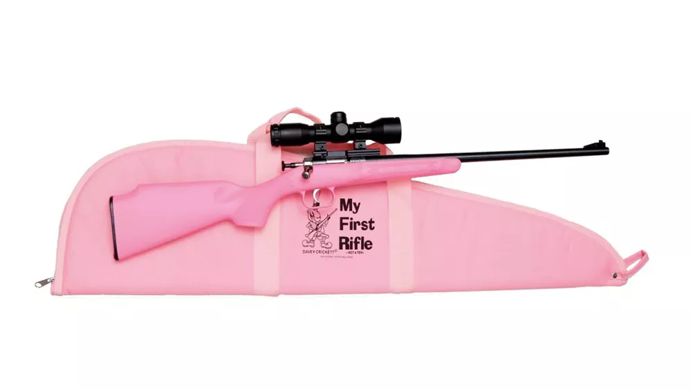 Keystone Pink Synthetic .22LR Rifle w Scope Mount & Case