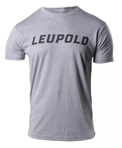 Leupold 180229 Graphite Heather Cotton/Polyester Short Sleeve Medium