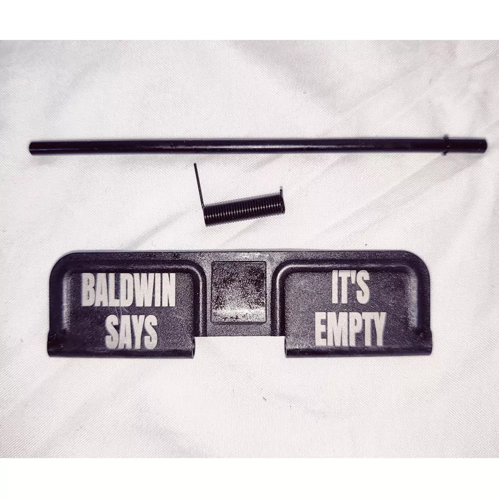 Luth-AR AR-15 Dust Cover Kit "Baldwin Says It's Empty" "Pew