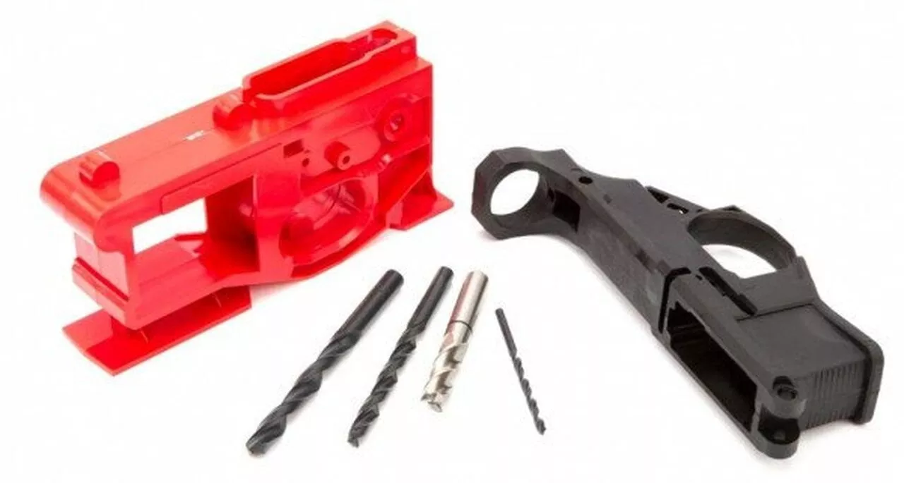 Polymer80 Lower Receiver and Jig Kit (AR-15, Black)