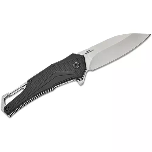 S&W KNIFE OASIS CARABINER FOLDER 3″ BLACK/SS