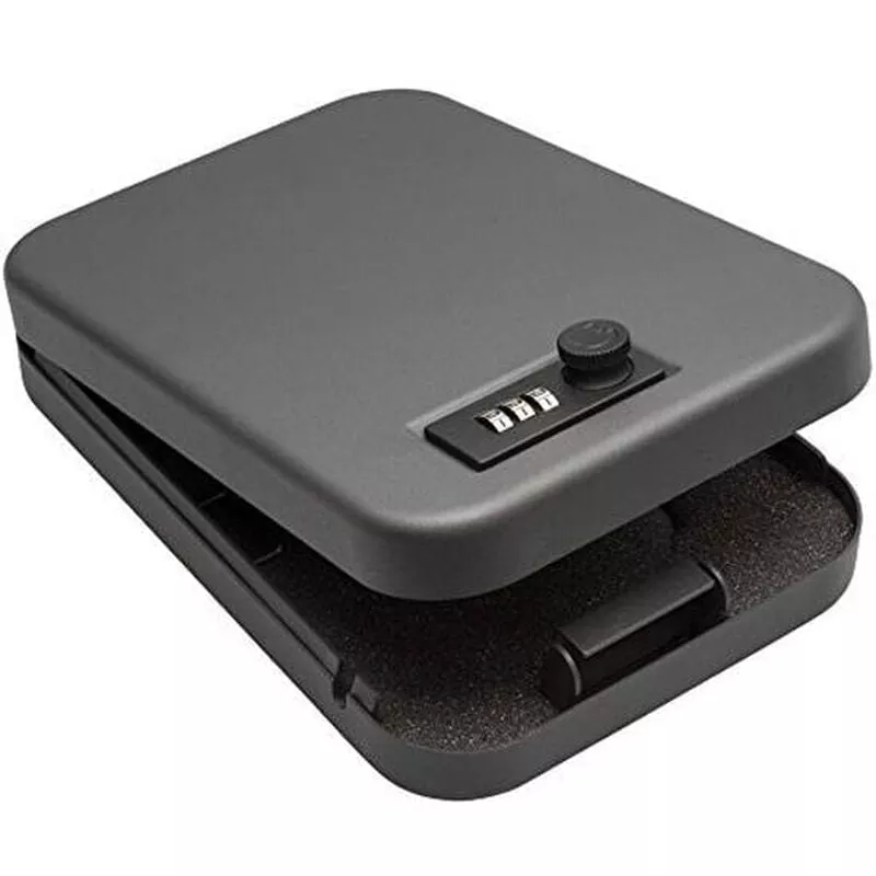 SnapSafe Lock Box 3 Digit Combination X-Large Black Steel