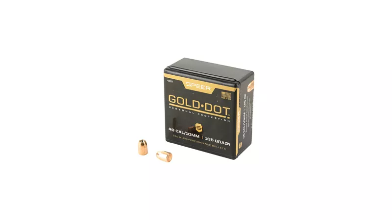 Speer Gold DOT .400 165GR HP 100CT