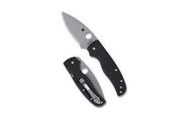 Spyderco Shaman Ltwt 3.58" BLK/Slv