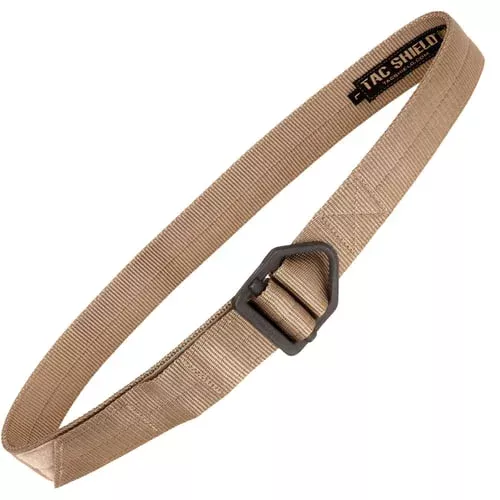 Tacshield T32SMTN Tactical Riggers Belt Coyote Webbing 30 – 34″ 1.75″ Wide Rigger Buckle Closure