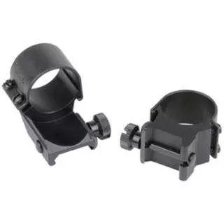 Weaver Detachable Extension Top Mount Aluminum Scope Rings – 30mm High EXT – Black